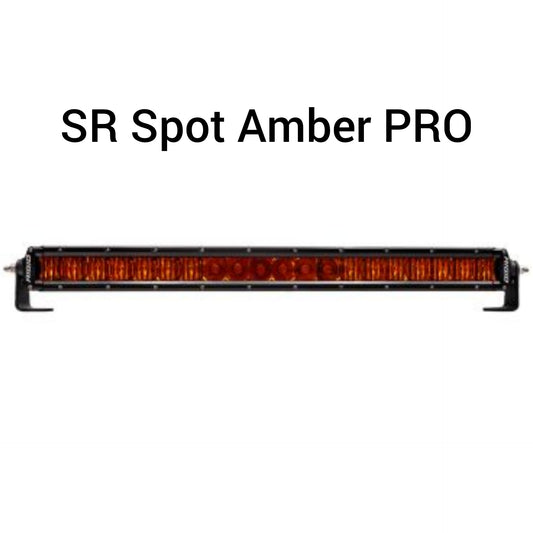 Rigid Industries SR-Series Spot With Amber PRO Lens 20 30 Inch