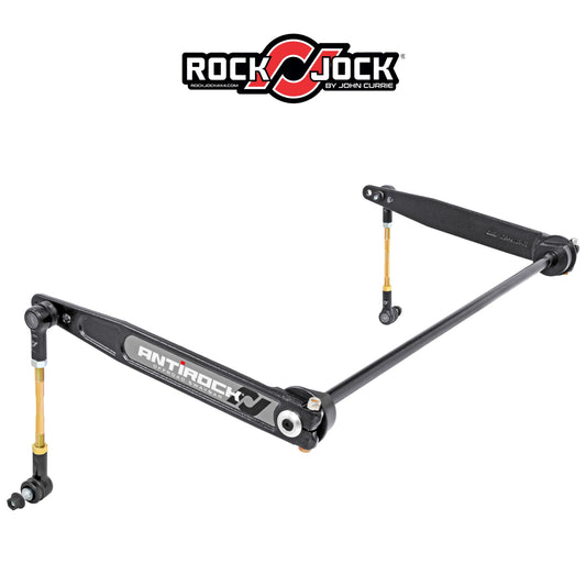 RockJock TJ/LJ Antirock Sway Bar Kit Front Bolt-On Forged Arms
