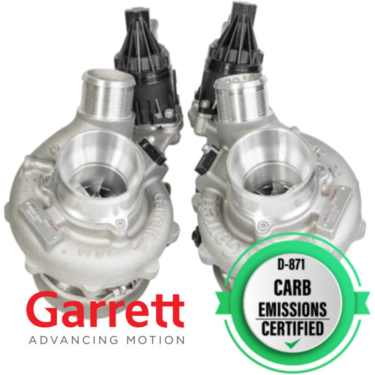 Garrett PowerMax Turbocharger For 2017 - 2021 Ford F150 3.5L Stage 2 Kit - Left & Right (OE size & 2.75" comp Housing inlets included)