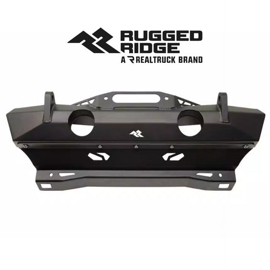 Rugged Ridge XOR STUBBY FRONT BUMPER W/Skid Plate