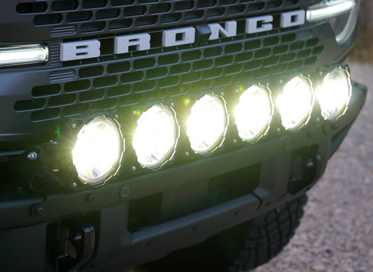 KC HiLITES Gravity LED Pro6 - 39in Light Bar Kit - For 21+ Ford Bronco Front Bumper