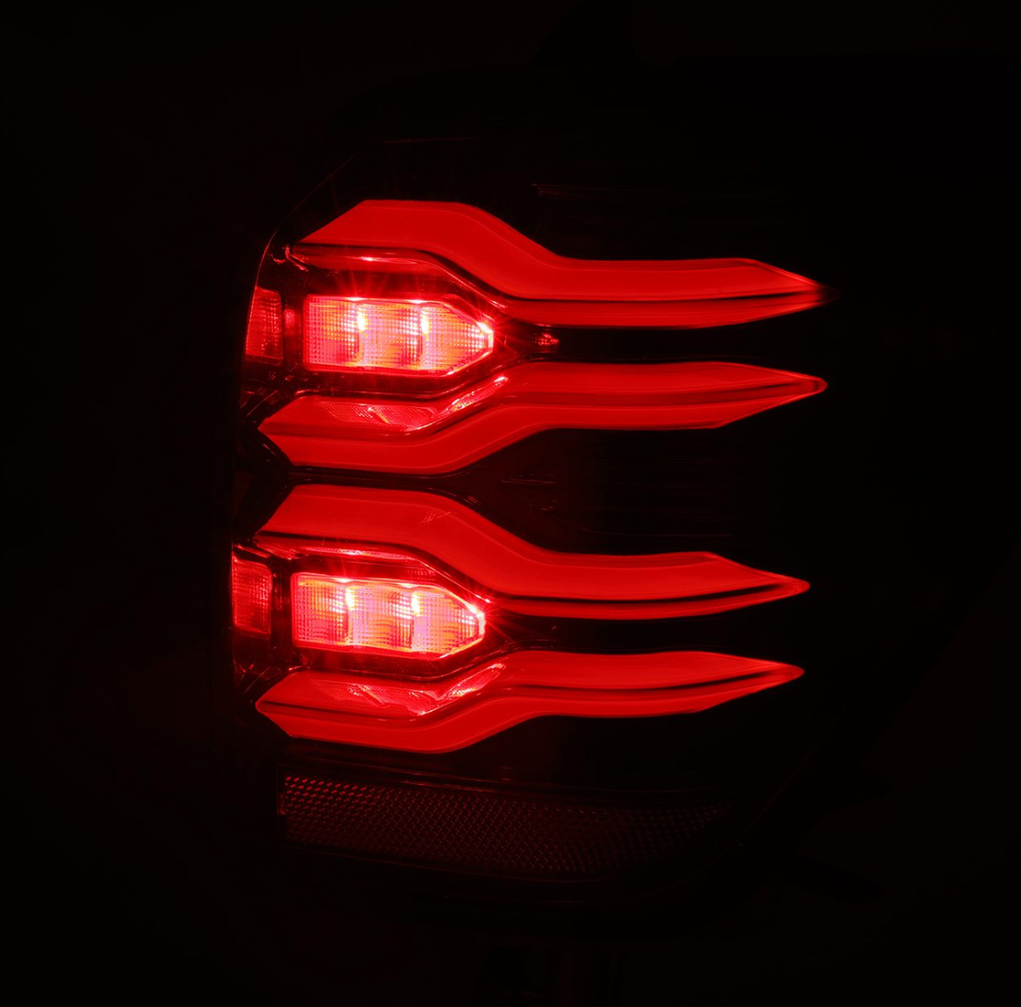 AlphaRex 10-21 Toyota 4Runner LUXX LED Taillights Alpha Blk