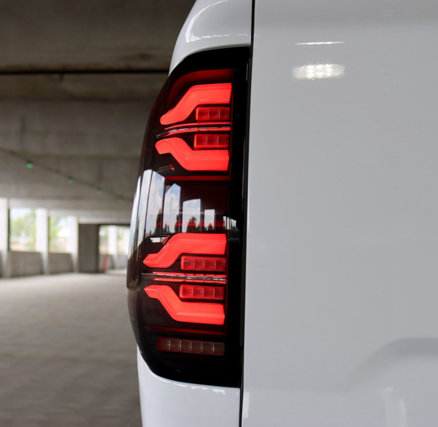 AlphaRex 14-21 Toyota Tundra LUXX-Series LED Tail Lights Alpha-Black