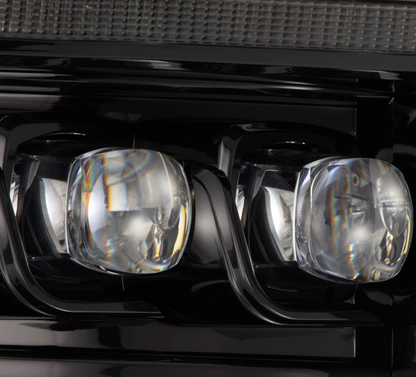 AlphaRex 21-23 Ford F150 / 21-23 Ford F150 Raptor NOVA-Series LED Projector Headlights Alpha-Black