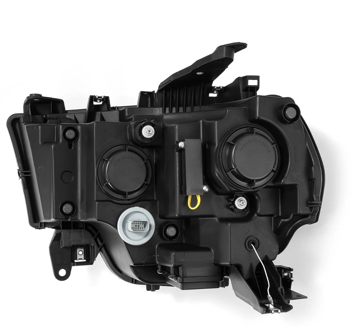 AlphaRex 19-22 Ram 2500/3500/4500/5500 PRO-Series Halogen Projector Headlights Alpha-Black