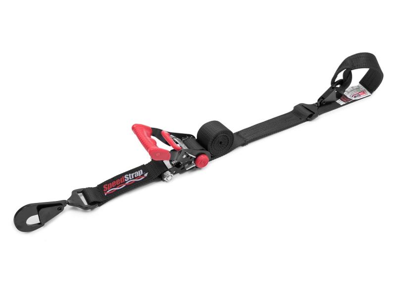 SpeedStrap 1 1/2In X 6Ft Ratchet Tie-Down w/ Soft-Tie - Black - Off-Road Express