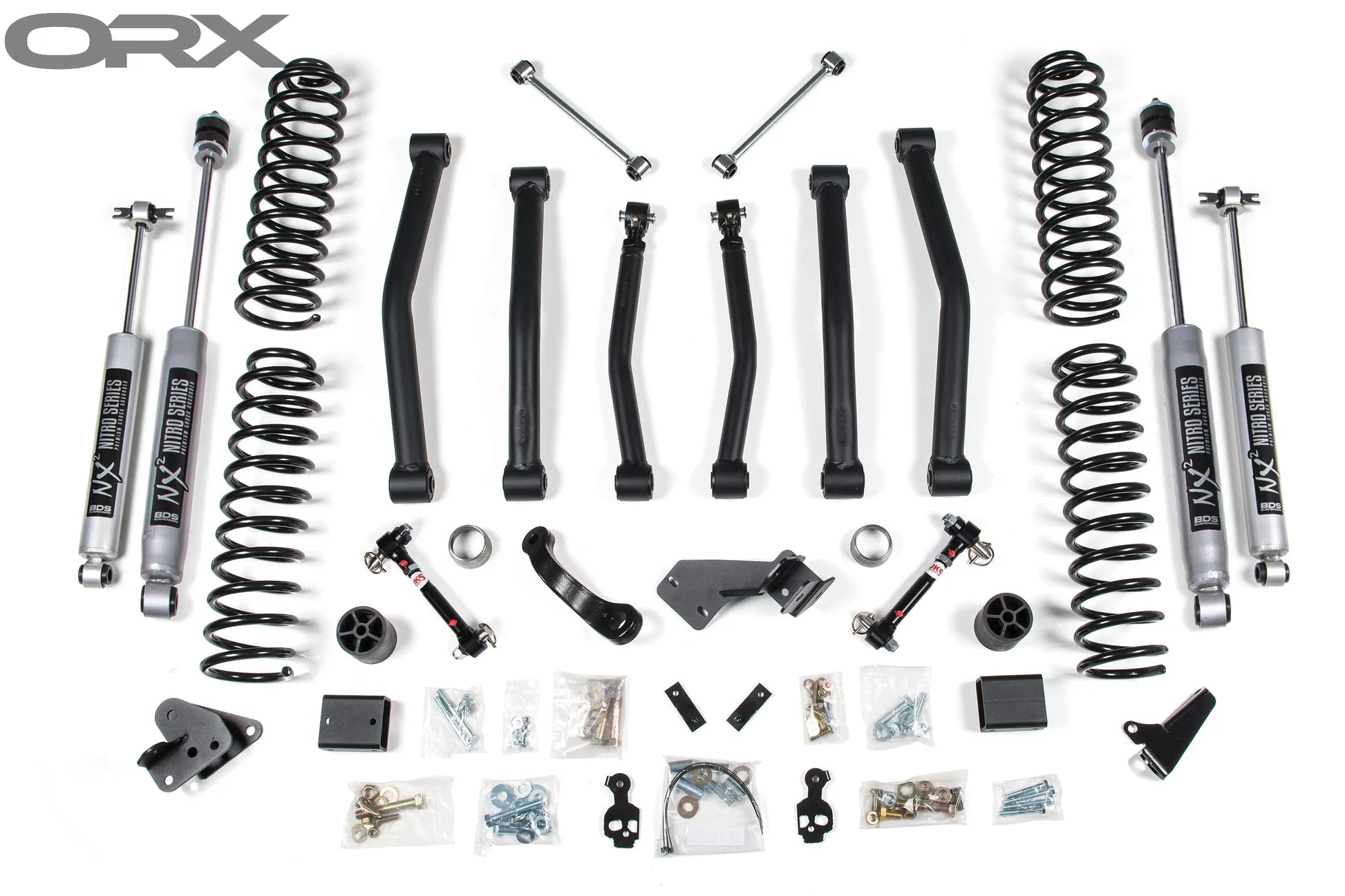 4 Inch Lift Kit - Jeep Wrangler JK (12-18) 2-Door BDS Suspension