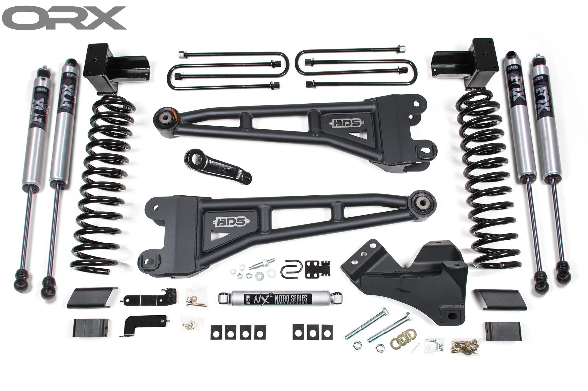 4 Inch Lift Kit W/ Radius Arm - Ford F250/F350 Super Duty (17-19) 4WD - Diesel BDS Suspension