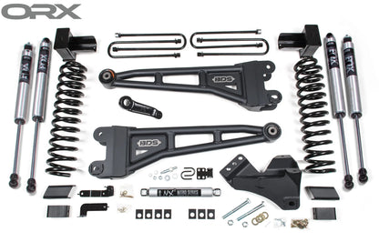 4 Inch Lift Kit W/ Radius Arm - Ford F250/F350 Super Duty (17-19) 4WD - Diesel BDS Suspension