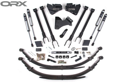 4 Inch Lift Kit - 4-Link Conversion - Ford F250 / F350 Super Duty (17-19) 4WD - Gas BDS Suspension