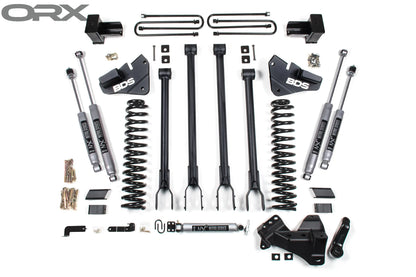 4 Inch Lift Kit - 4-Link Conversion - Ford F250 / F350 Super Duty (17-19) 4WD - Gas BDS Suspension