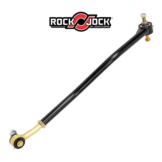 RockJock Johnny Joint Trac Bar 97-06 Wrangler TJ and LJ Unlimited/XJ/MJ Front Bolt-On Adjustable Greasable Chromoly Drilling Required Reuses Stock Housing Bolt RockJock 4x4