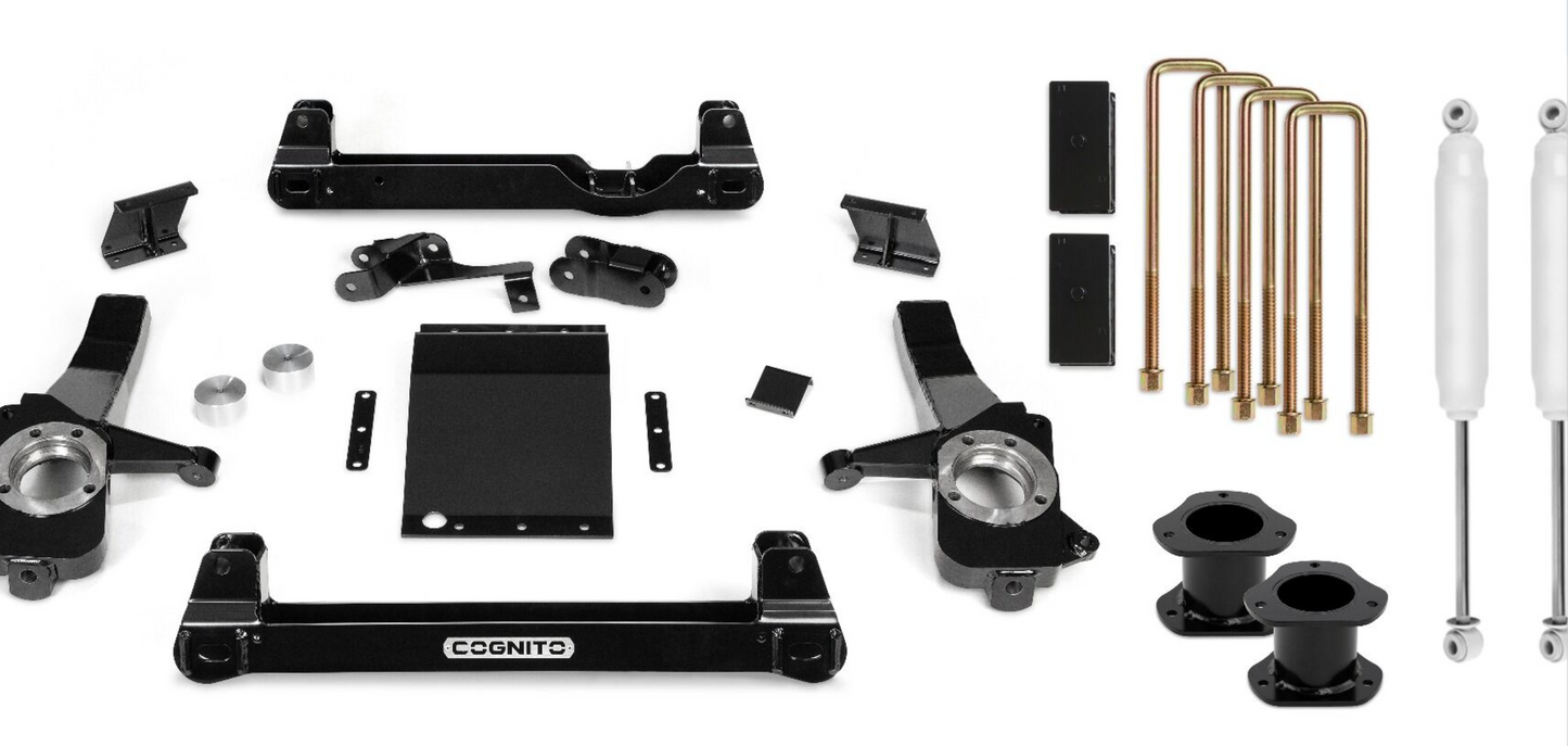 Cognito Kit de elevación estándar de 4 pulgadas para Silverado/Sierra 1500 2WD/4WD 19-22