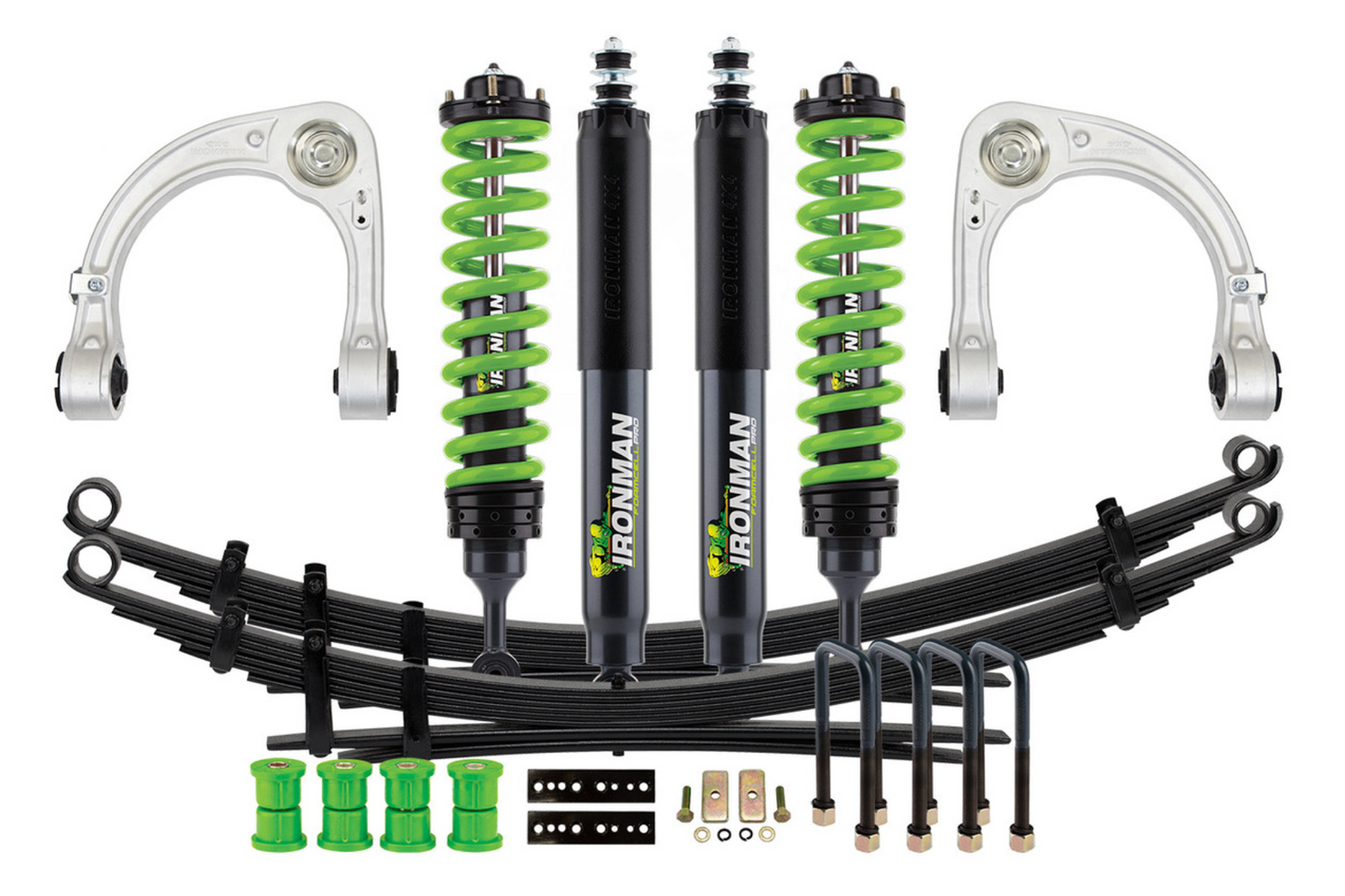 IRONMAN 4x4 FOAM CELL PRO SUSPENSION LIFT KIT & LEAF SPRINGS | SUITED FOR 2005+ TOYOTA TACOMA - STAGE 2