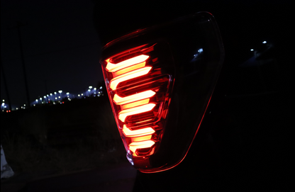AlphaRex21-23 Ford F150 LUXX-Series LED Tail Lights Alpha-Black