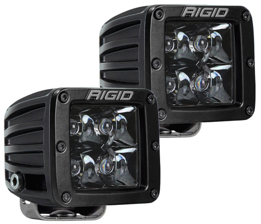 RIGID Industries D-Series PRO Midnight Edition Spot Optic Surface Mount Pair