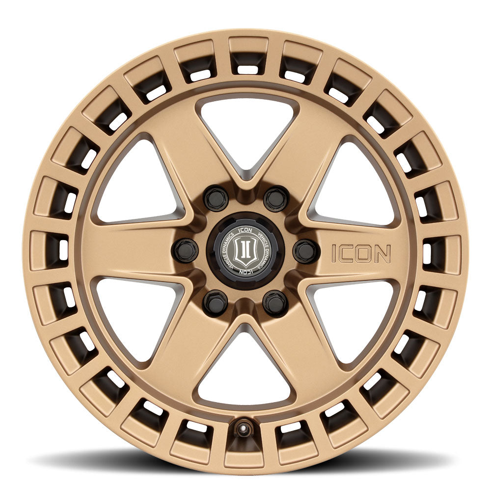 ICON ALLOYS RAIDER BRS SAT - 17 X 8.5 / 6 X 5.5 / 0 MM / 4.75" BS - Off-Road Express